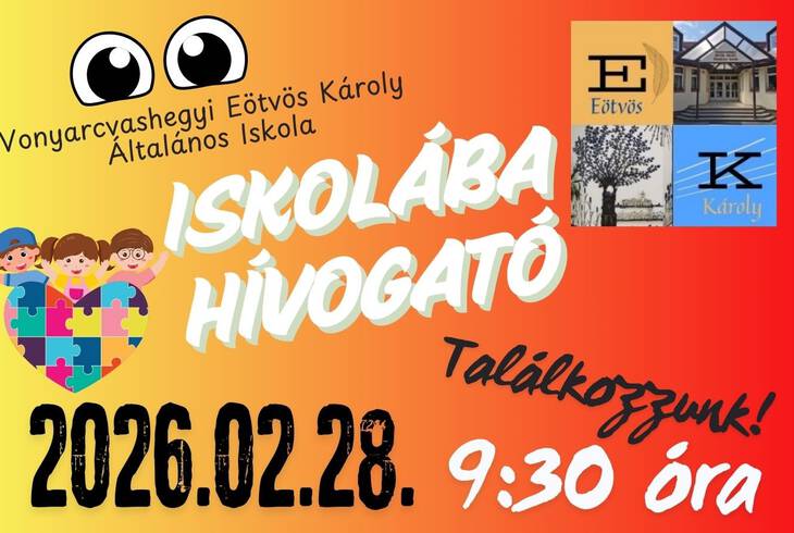 T�j�koztat� leend� els� oszt�lyosok �s sz�leik r�sz�re